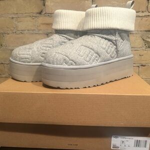 UGG Women's Light Gray Platform Boots